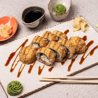 Теплий з креветкою